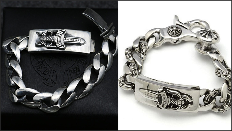 Lắc bạc hình kiếm chrome hearts